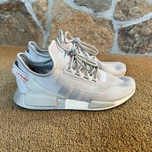 Gray Adidas NMD_R1 V2 shoes
